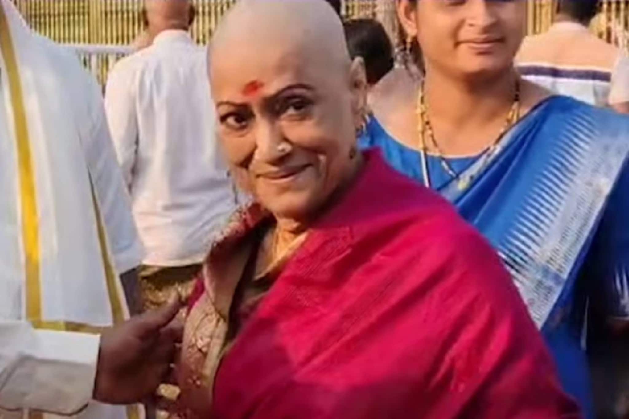 മുൻകാല താരസുന്ദരിയും നടന്റെ മുൻഭാര്യയും; തിരുപ്പതി ദർശനം നടത്തി മുതിർന്ന താരം