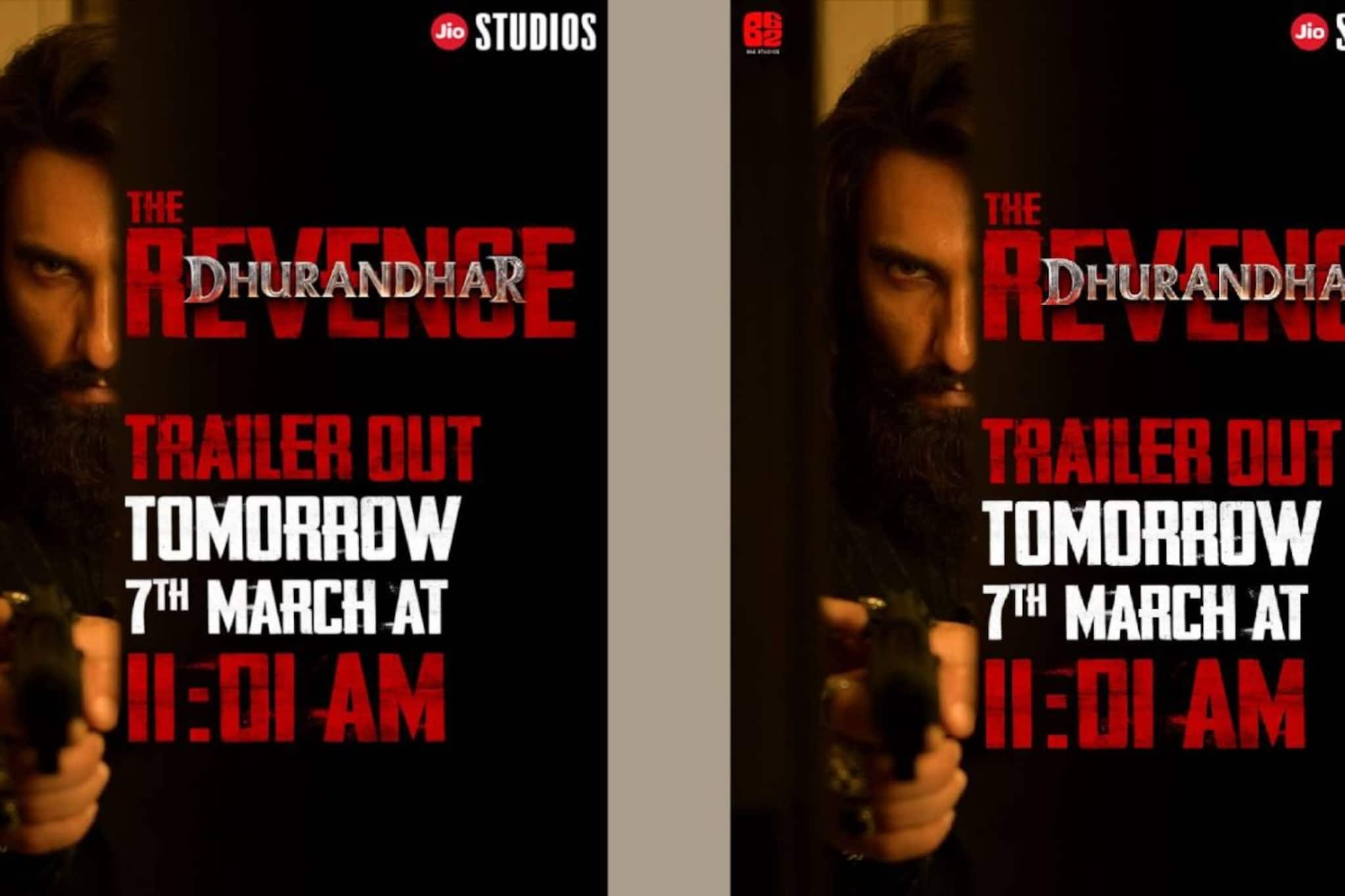 ലക്ഷ്യംവച്ചുള്ള കണ്ണുകളുമായി രൺവീർ; ട്രെയ്‌ലറിന് മുൻപ് സാമ്പിൾ വെടിക്കെട്ട്; ധുരന്ധർ രണ്ടാം ഭാഗത്തിന്റെ പോസ്റ്റർ