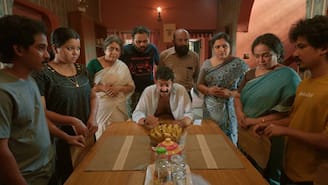 ഇപ്പൊ അവൻ സംവിധായകൻ ജീത്തു ജോസഫിന്റെ കൂടെ കൂടിയിട്ടുണ്ട്; സൈജു കുറുപ്പിന്റെ 'ഭരതനാട്യം 2: മോഹിനിയാട്ടം' ട്രെയ്‌ലർ