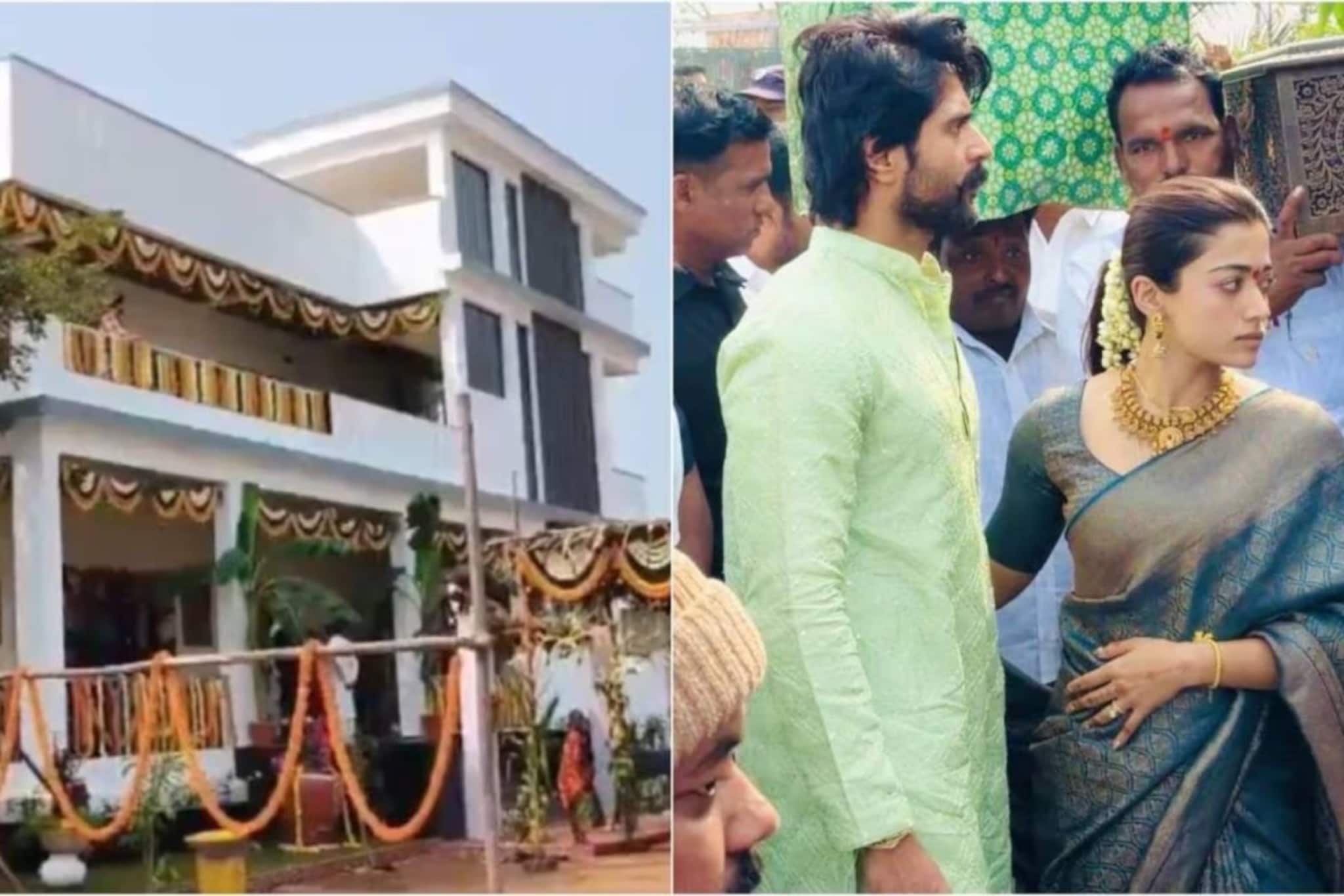 വിജയ് ദേവരകൊണ്ടയും രശ്മിക മന്ദാനയും പുതിയ ഫാംഹൗസിന്റെ പാലുകാച്ചല് ചടങ്ങിനെത്തി സത്യനാരായണ പൂജയിൽ പങ്കെടുത്തു വിജയ് ദേവരകൊണ്ടയും രശ്മിക മന്ദാനയും പുതിയ ഫാംഹൗസിന്റെ പാലുകാച്ചല് ചടങ്ങിനെത്തി സത്യനാരായണ പൂജയിൽ പങ്കെടുത്തു