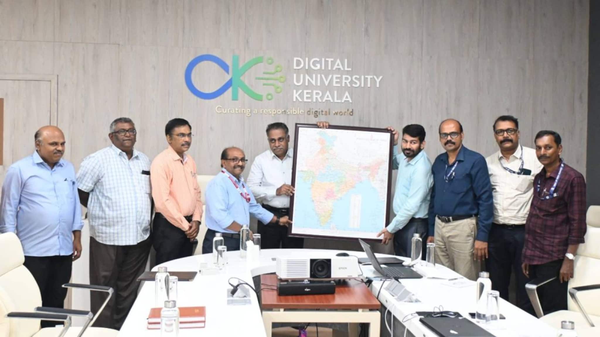 സർവേ ഓഫ് ഇന്ത്യയും ഡിജിറ്റൽ യൂണിവേഴ്സിറ്റിയും ധാരണാപത്രം ഒപ്പുവെച്ചു