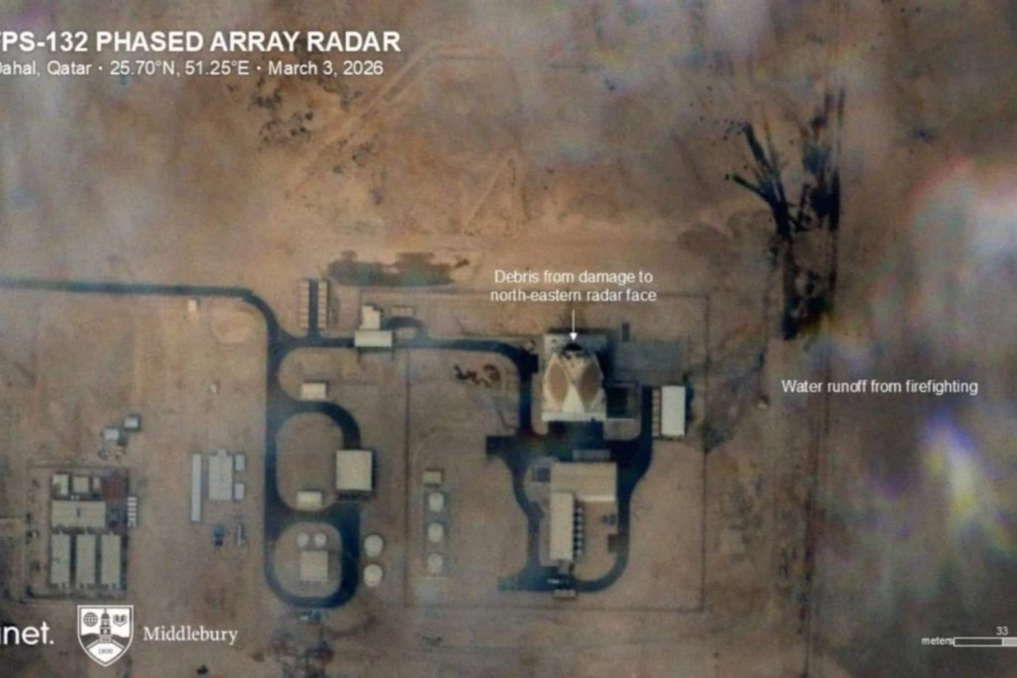 ഖത്തറിലെ യുഎസിന്റെ 9000 കോടിയിലേറെ വിലവരുന്ന റഡാർ ഇറാൻ തകർത്തോ? തെളിവായി ഉപഗ്രഹ ചിത്രങ്ങൾ ഖത്തറിലെ യുഎസിന്റെ 9000 കോടിയിലേറെ വിലവരുന്ന റഡാർ ഇറാൻ തകർത്തോ? തെളിവായി ഉപഗ്രഹ ചിത്രങ്ങൾ