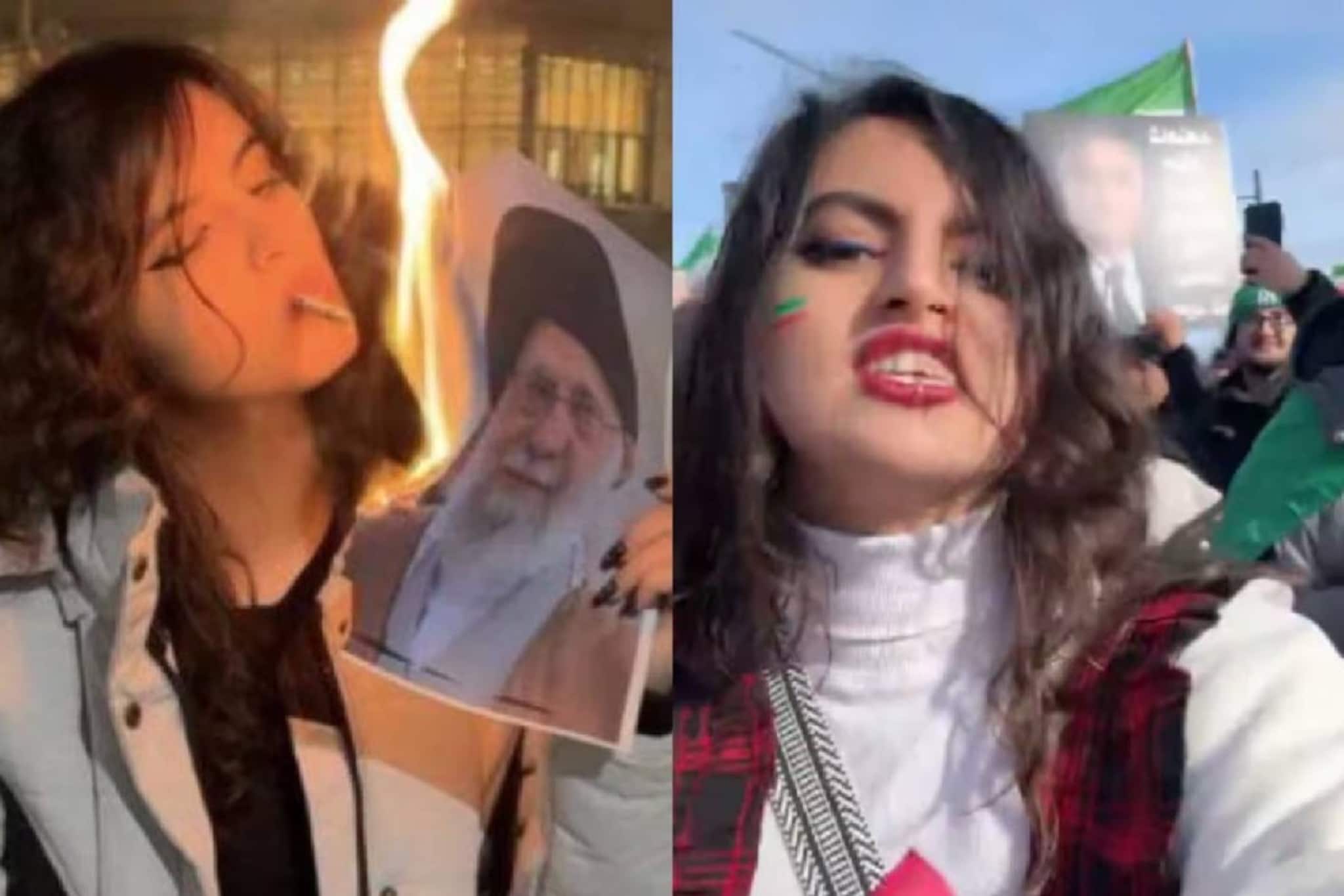 ഖമനയിയുടെ മരണം ആഘോഷമാക്കി ഇറാനിയൻ കുടിയേറ്റക്കാരി 