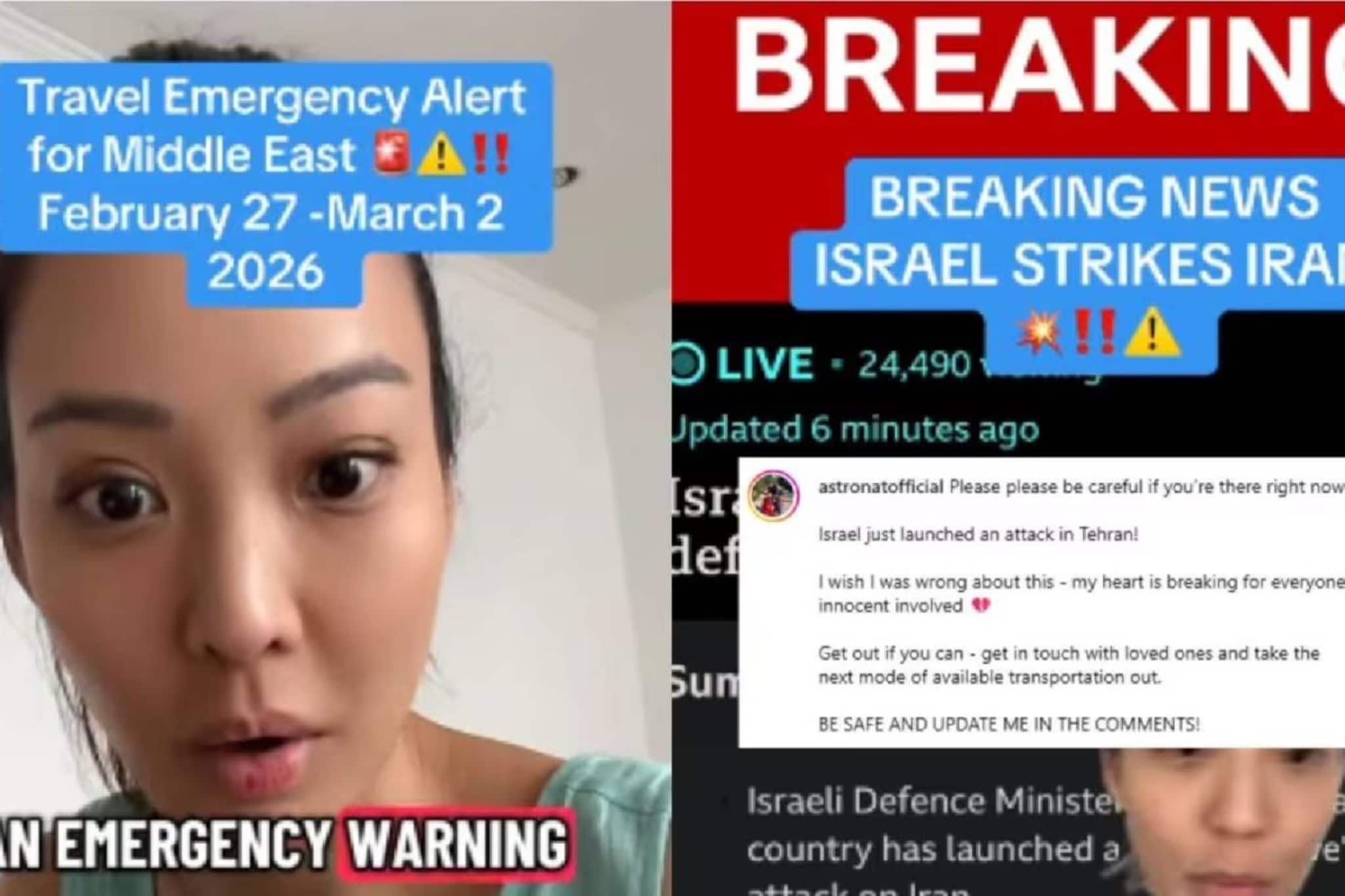 Iran–Israel War | മിഡിൽ ഈസ്റ്റിലെ സംഘർഷങ്ങൾ പ്രവചിച്ചിരുന്നെന്ന് 'ഇൻസ്റ്റഗ്രാം ജ്യോതിഷി