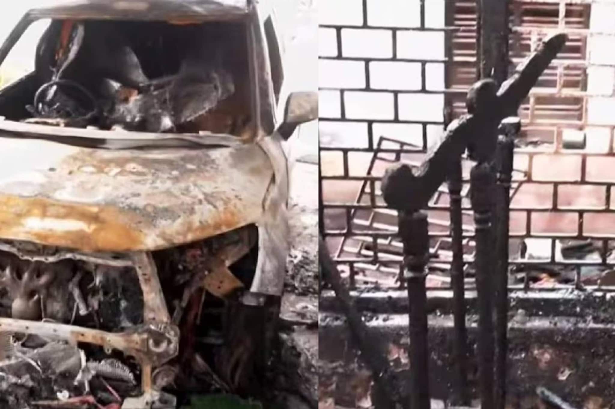 കോഴിക്കോട് റെയിൽവേ സ്റ്റേഷനു സമീപമുള്ള പള്ളിയിൽ തീപിടിത്തം