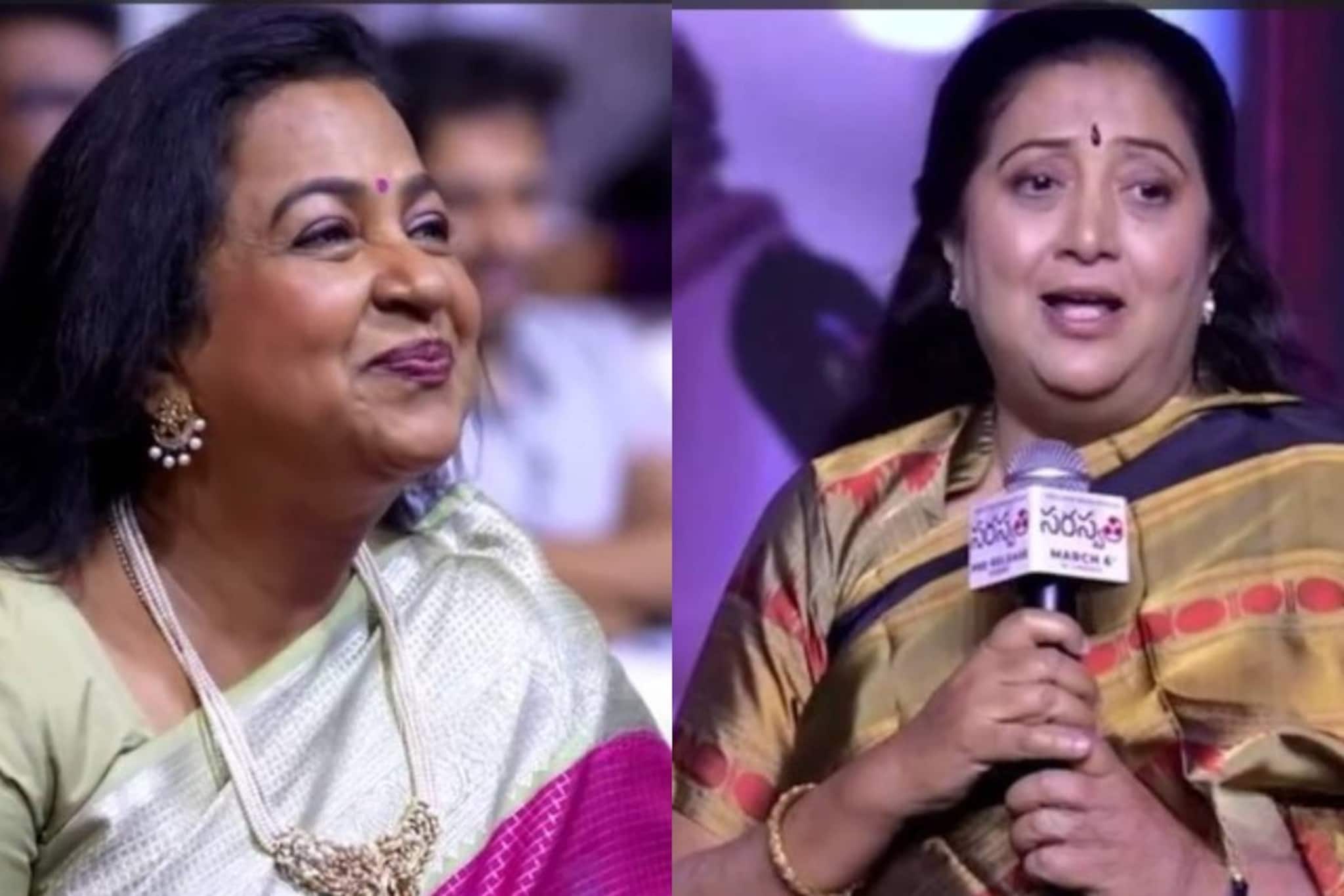 രാധികയെ മുന്നിലിരുത്തി ശരത്കുമാറിന്റെ ആദ്യഭാര്യ പറഞ്ഞ വാക്കുകൾ; കയ്യടിച്ച് മകൾ വരലക്ഷ്മി രാധികയെ മുന്നിലിരുത്തി ശരത്കുമാറിന്റെ ആദ്യഭാര്യ പറഞ്ഞ വാക്കുകൾ; കയ്യടിച്ച് മകൾ വരലക്ഷ്മി