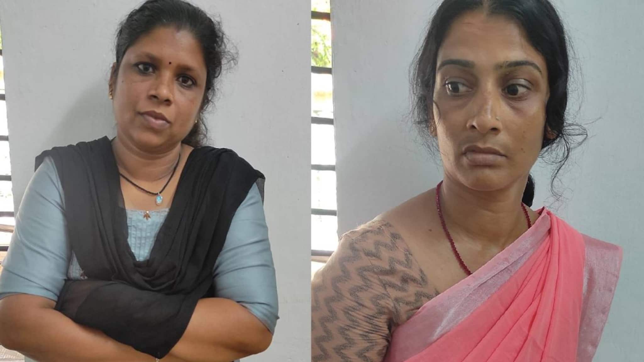 ദോഷം മാറ്റാൻ ധ്യാനകേന്ദ്രത്തിൽ നൽകാനെന്ന വ്യാജേന വീട്ടമ്മയുടെ 11 പവൻ  തട്ടിയെടുത്ത സംഘത്തിലെ രണ്ട് സ്ത്രീകൾ പിടിയിൽ