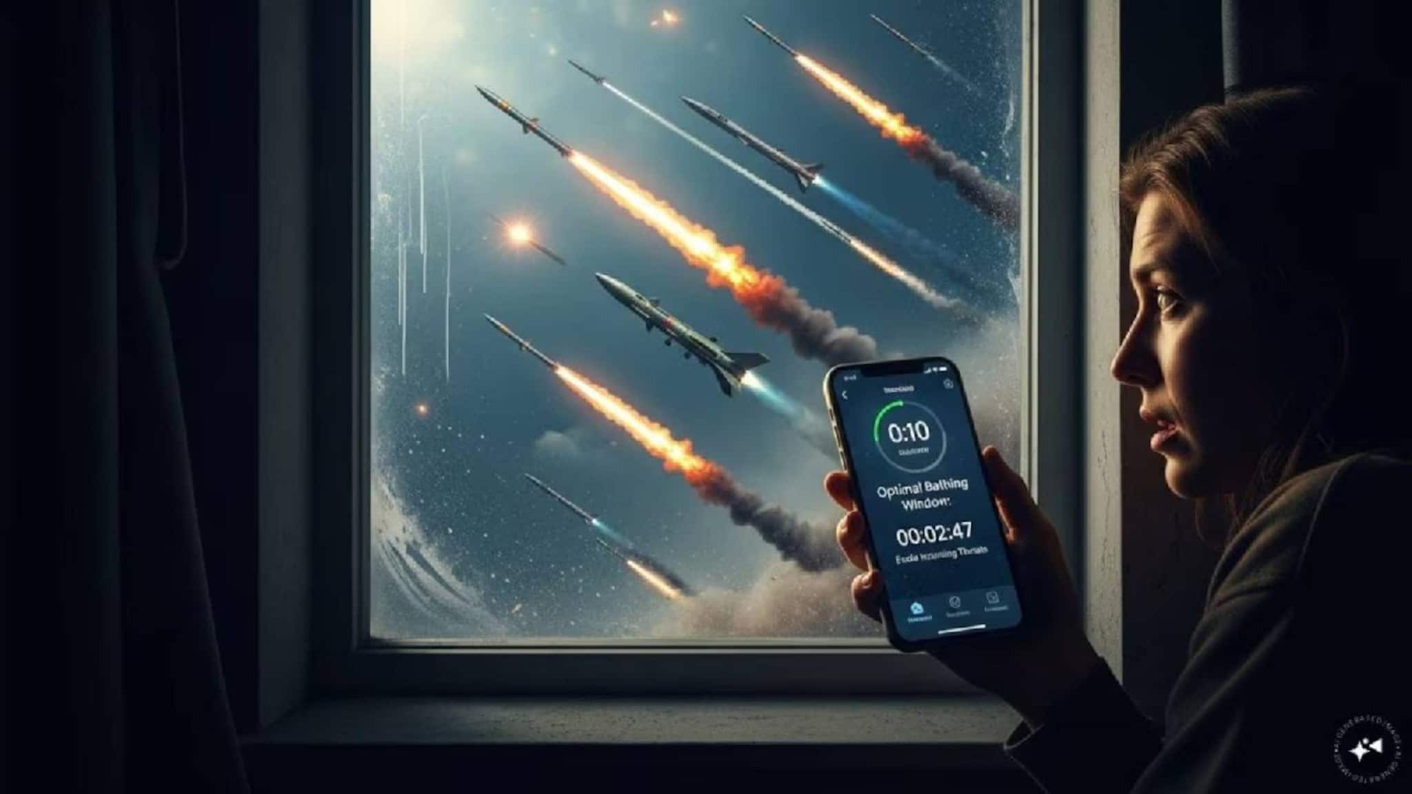 'കുളിക്കണോ വേണ്ടയോ?': യുദ്ധത്തിനിടയിൽ സുരക്ഷിതമായ സമയം കണ്ടെത്താൻ ഇസ്രായേലികളെ സഹായിക്കാൻ വാർടൈം ആപ്പ്