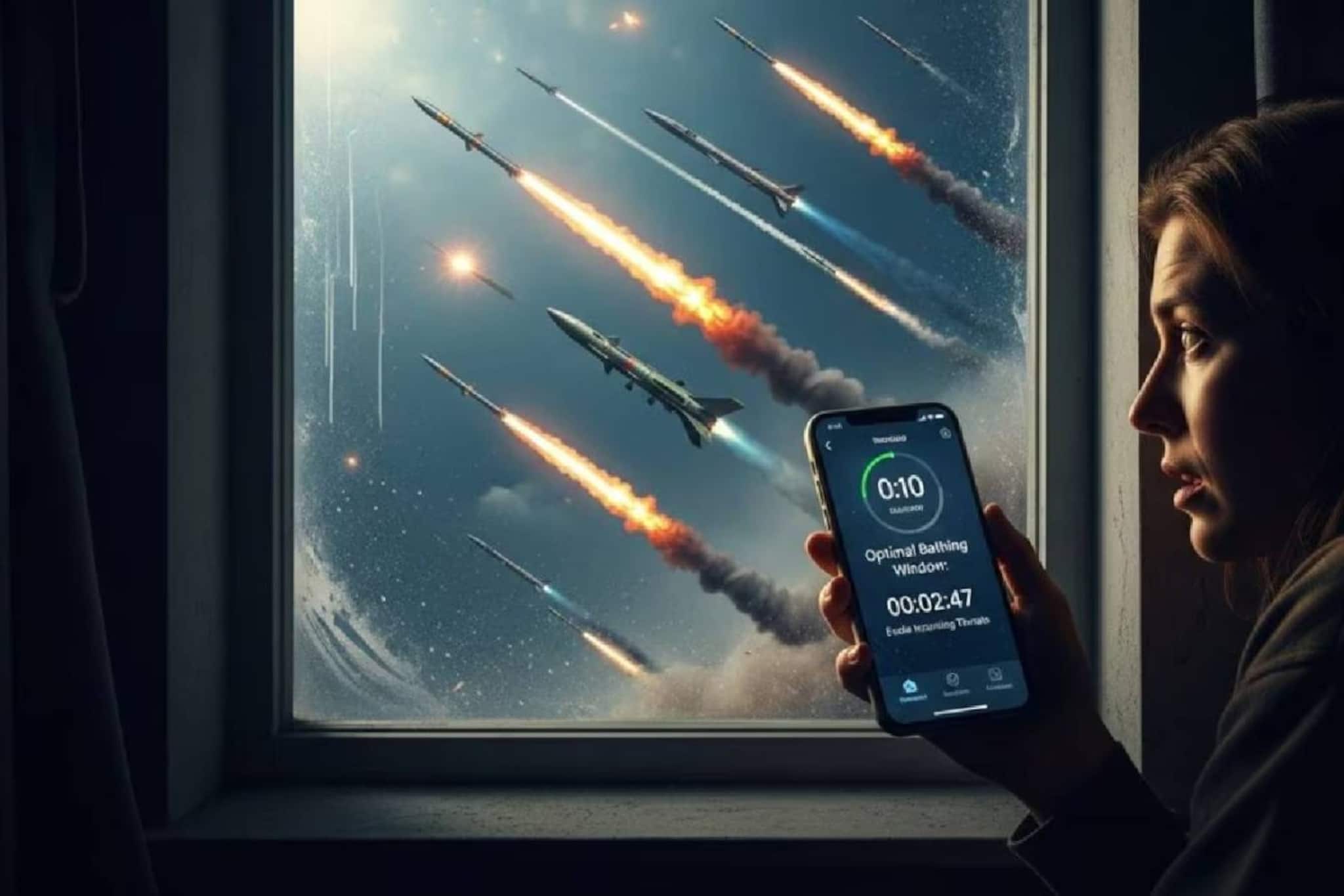 'കുളിക്കണോ വേണ്ടയോ?': യുദ്ധത്തിനിടയിൽ സുരക്ഷിതമായ സമയം കണ്ടെത്താൻ ഇസ്രായേലികളെ സഹായിക്കാൻ വാർടൈം ആപ്പ്