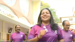 11 കിലോമീറ്റർ മാരത്തണിൽ ഷൈനി ടീച്ചർ