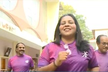 റിട്ടയർമെന്റ് ജീവിതത്തിലേക്ക് 11 കിലോമീറ്റർ ഓടിക്കയറി ഷൈനി ടീച്ചർ; കൂടെയോടാൻ ഭർത്താവും