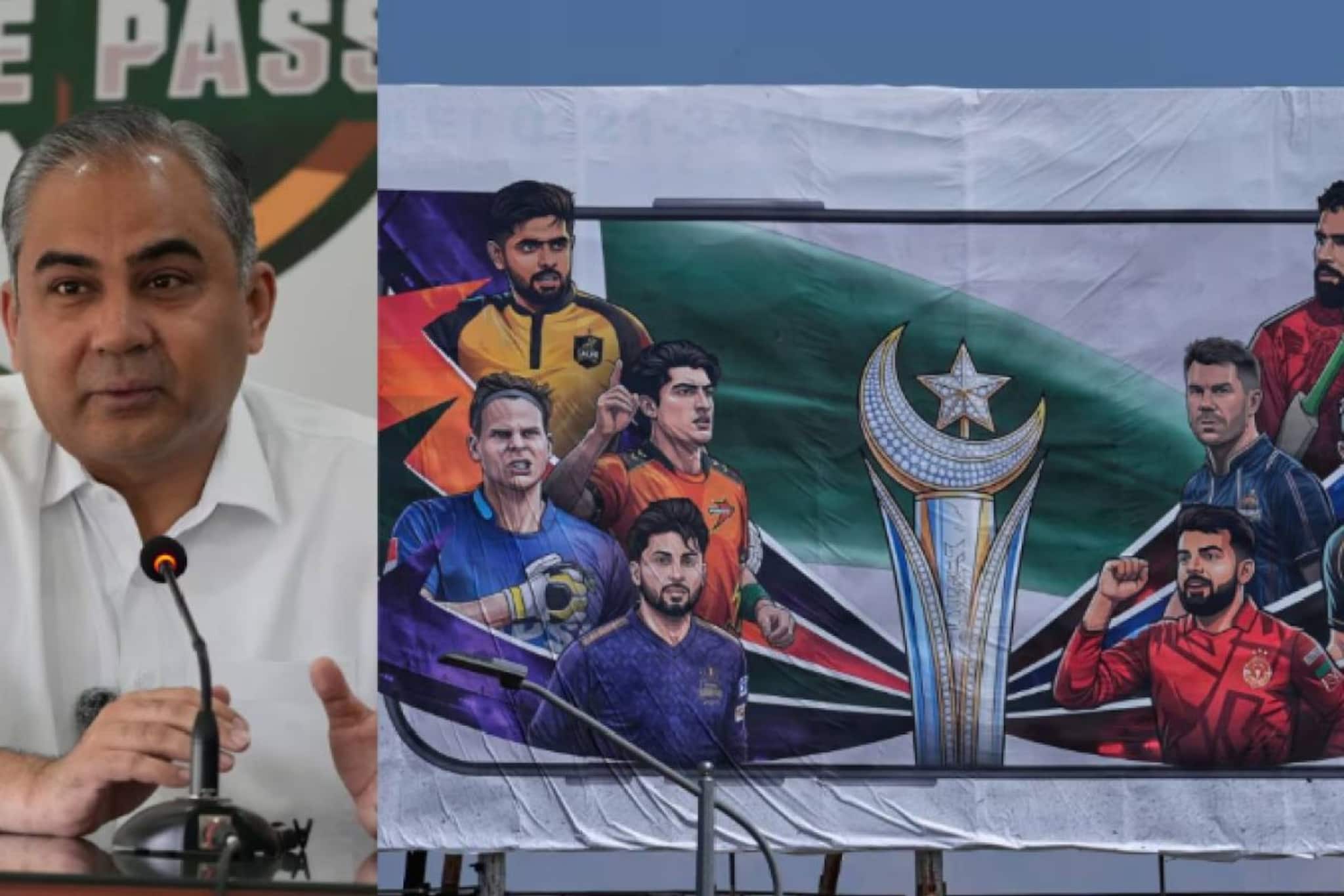 IPLനെ മറികടന്ന് PSL ലോകത്തിലെ ഒന്നാം നമ്പർ ലീഗായി മാറുമെന്ന് പാക് ക്രിക്കറ്റ് ബോർഡ് ചെയർമാൻ മൊഹ്സിൻ നഖ്വി IPLനെ മറികടന്ന് PSL ലോകത്തിലെ ഒന്നാം നമ്പർ ലീഗായി മാറുമെന്ന് പാക് ക്രിക്കറ്റ് ബോർഡ് ചെയർമാൻ മൊഹ്സിൻ നഖ്വി