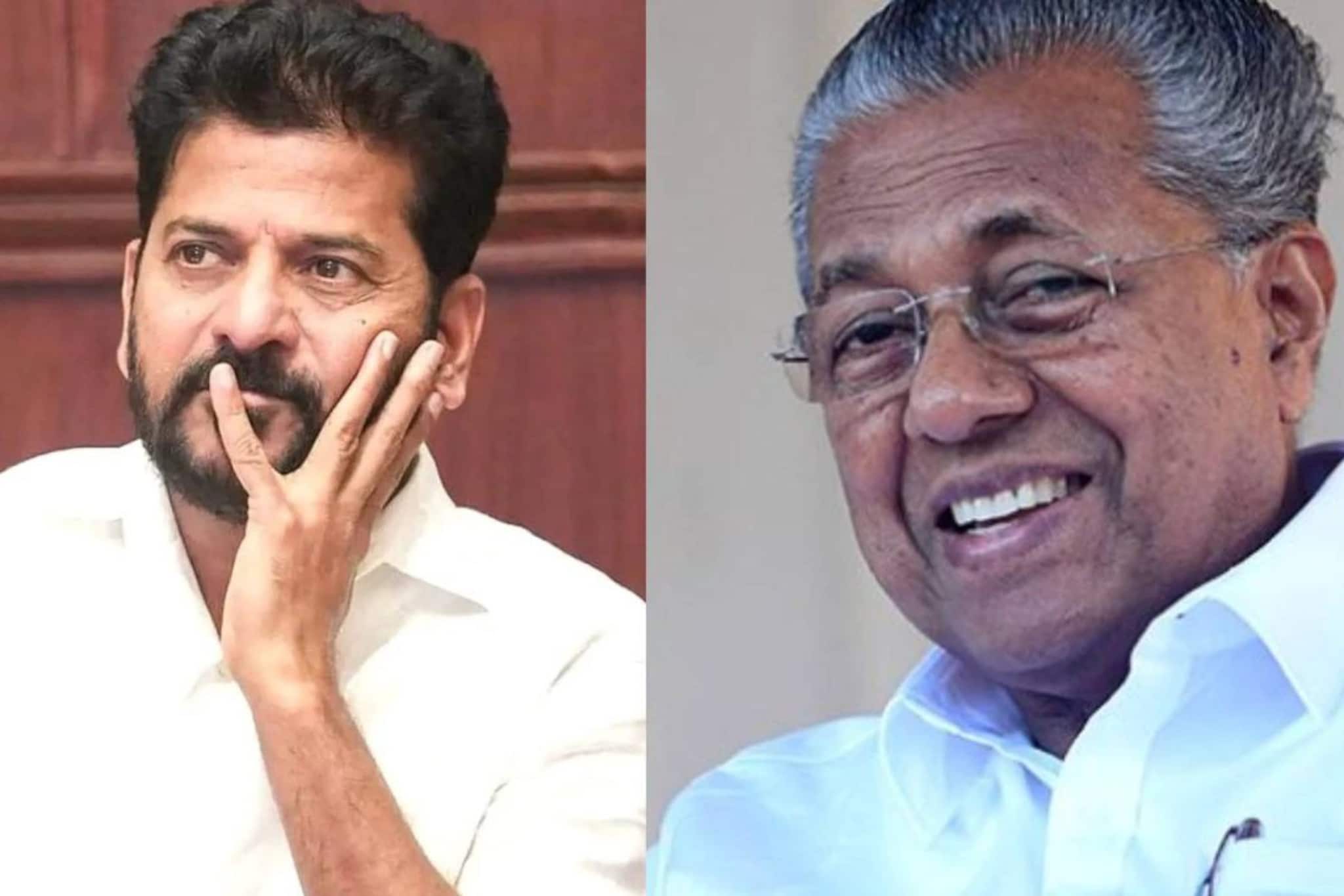 'ഡാഷ് മോനേ രേവന്താ... മറുപടി പിന്നാലെ വരുന്നുണ്ട്'; തെലങ്കാന മുഖ്യമന്ത്രി രേവന്ത് റെഡ്ഡിക്കെതിരെ  മുഖ്യമന്ത്രി പിണറ