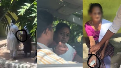 കോൺഗ്രസ് പുറത്തുവിട്ട ദൃശ്യങ്ങളിൽ നിന്ന് കോൺഗ്രസ് പുറത്തുവിട്ട ദൃശ്യങ്ങളിൽ നിന്ന്