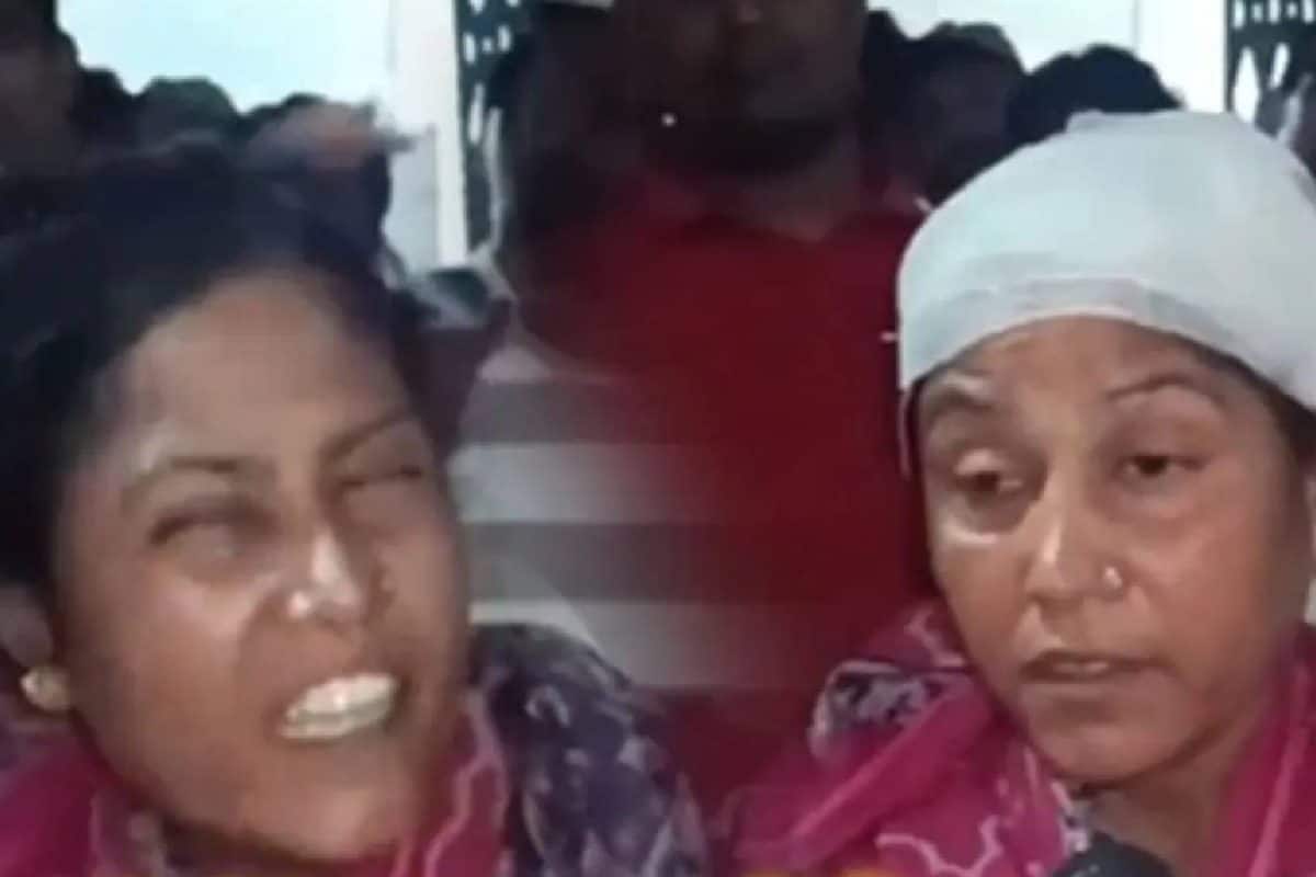 തലയിൽ പരിക്കുണ്ടെന്ന് വ്യാജ ആരോപണം ഉന്നയിച്ച തൃണമൂൽ പ്രവർത്തകയെ ക്രൂരമായി മർദ്ദിച്ച് ബിജെപിക്കാർ; വീഡിയോ വൈറൽ