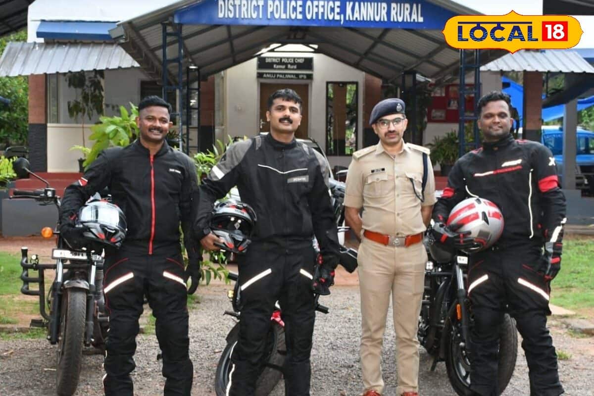 ലക്ഷ്യം ലഡാക്ക്, സന്ദേശം 'ലഹരി വിരുദ്ധത'; കണ്ണൂർ റൂറലിലെ പോലീസുകാരുടെ മാതൃകാപരമായ ബൈക്ക് റാലി