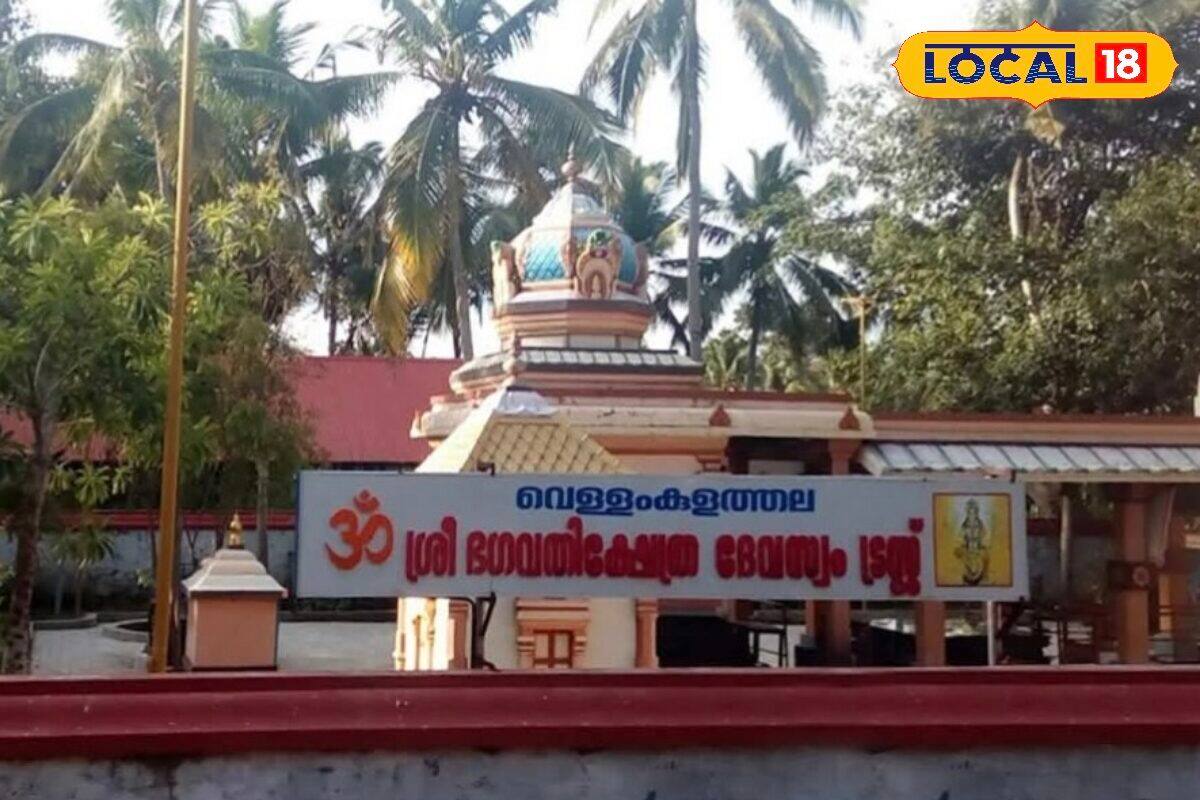 സാധാരണ ക്ഷേത്രങ്ങളിൽ നിന്ന് വ്യത്യസ്തമായ രൂപഘടന; വെൺപകൽ ദേശത്തിൻ്റെ ഐശ്വര്യമായി വെള്ളംകുളത്തല ഭഗവതി