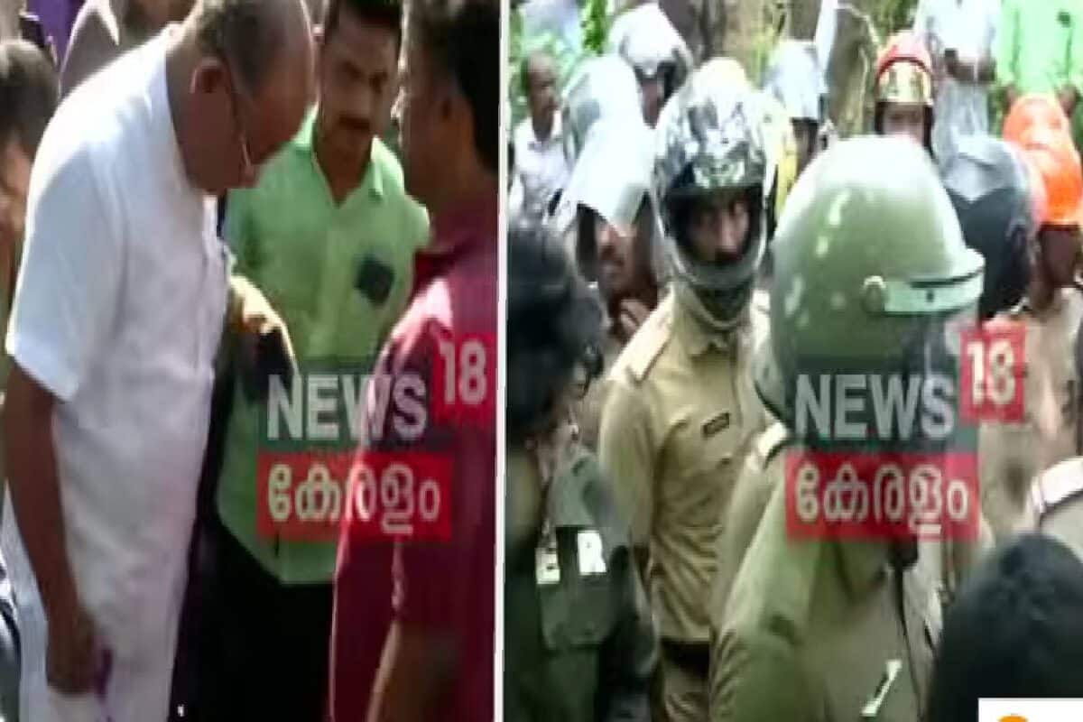 എറണാകുളത്ത് കുടിയൊഴിപ്പിക്കൽ ശ്രമത്തിനിടെ വൻ സംഘർഷം;ആഭ്യന്തര മന്ത്രി ഇടപെട്ടതോടെ പോലീസ് പിൻവാങ്ങി