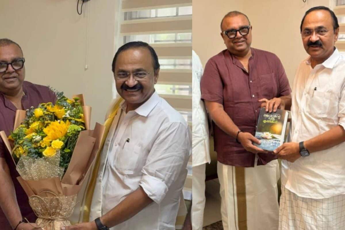 'വി.ഡി സതീശൻ മുഖ്യമന്ത്രിയായതിൽ സന്തോഷം; ഞങ്ങൾ പഴയ സുഹൃത്തുക്കൾ': നേരിട്ടെത്തി അഭിനന്ദിച്ച് തുഷാർ വെള്ളാപ്പള്ളി