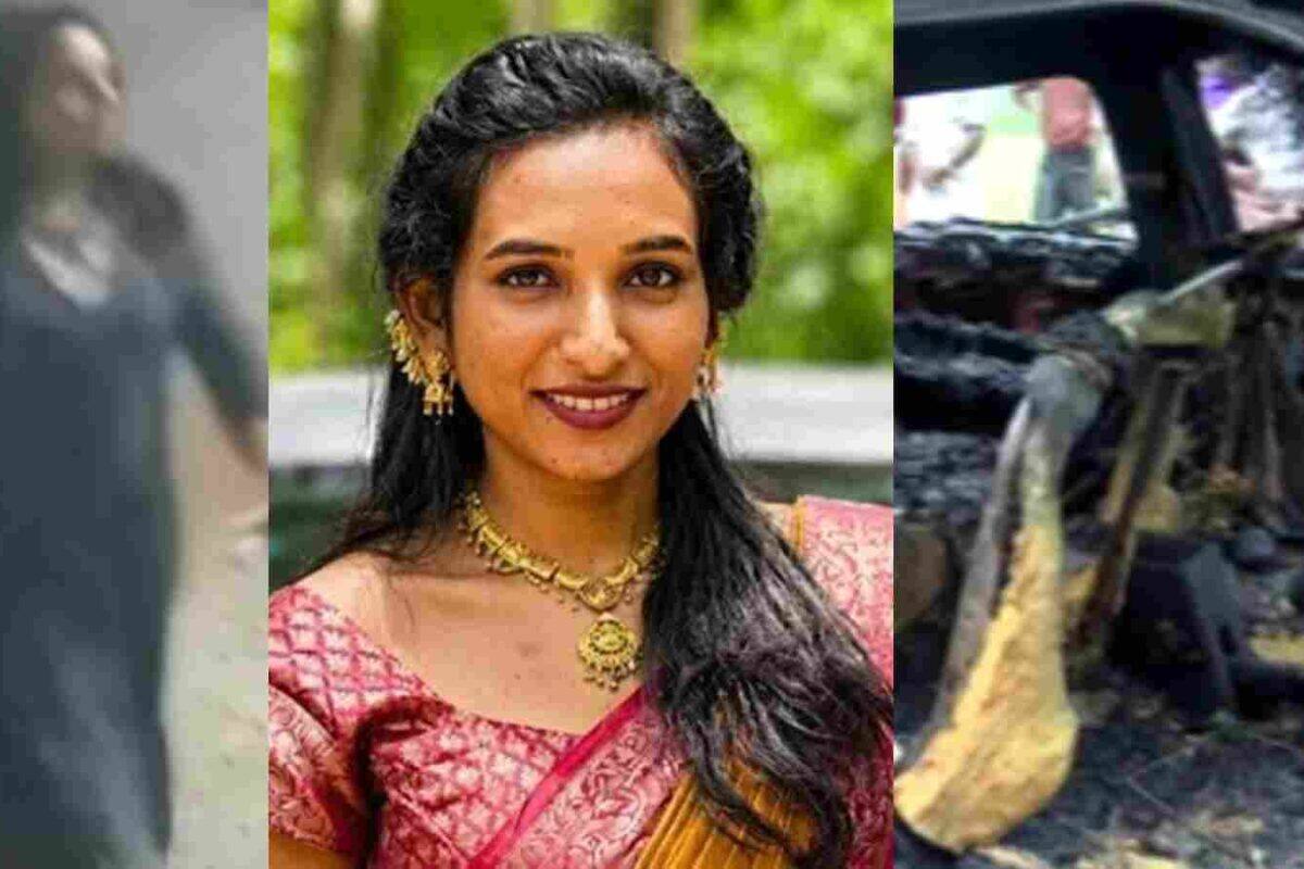 കാറിന് തീപിടിച്ച് മരിച്ച സോന നേരത്തെ പമ്പിലെത്തി കന്നാസില് പെട്രോള് വാങ്ങി; സിസിടിവി ദൃശ്യങ്ങള്