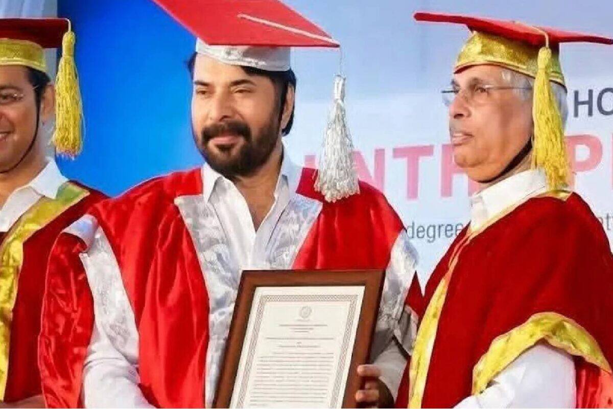 നടൻ മമ്മൂട്ടിക്ക് എംജി സർവകലാശാലയുടെ ഓണററി ഡോക്ടറേറ്റ്