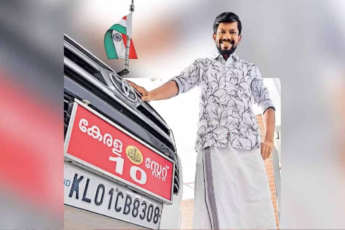 ഭൂരിപക്ഷത്തിന്റെ തിളക്കം കാർ നമ്പറിലും; മന്ത്രി ഒ.ജെ. ജനീഷിന്റെ ഔദ്യോഗിക വാഹനത്തിലും 'മെസ്സി-സച്ചിൻ' കൗതുകം