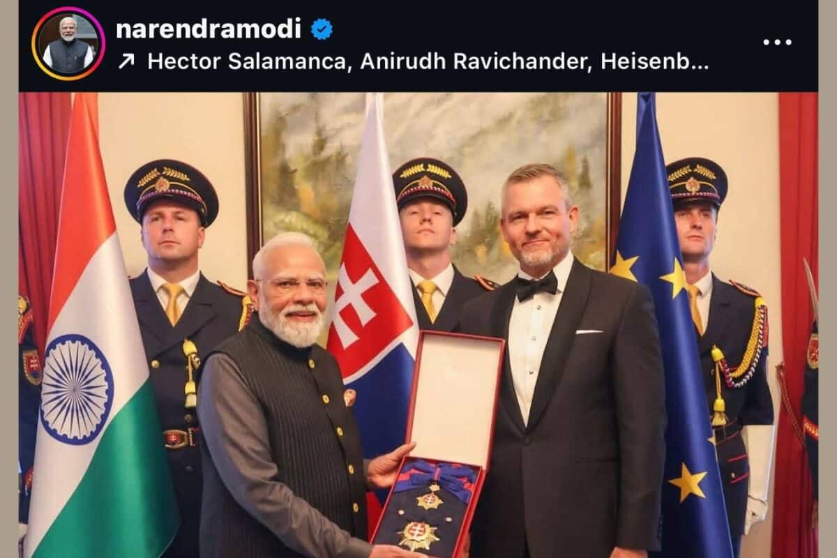 പ്രധാനമന്ത്രിയുടെ സോഷ്യൽ മീഡിയയിലും അല്ലു അർജുൻ ഇൻഫ്ലുവൻസ്; പോസ്റ്റിൽ 'AA23' തീം മ്യൂസിക്
