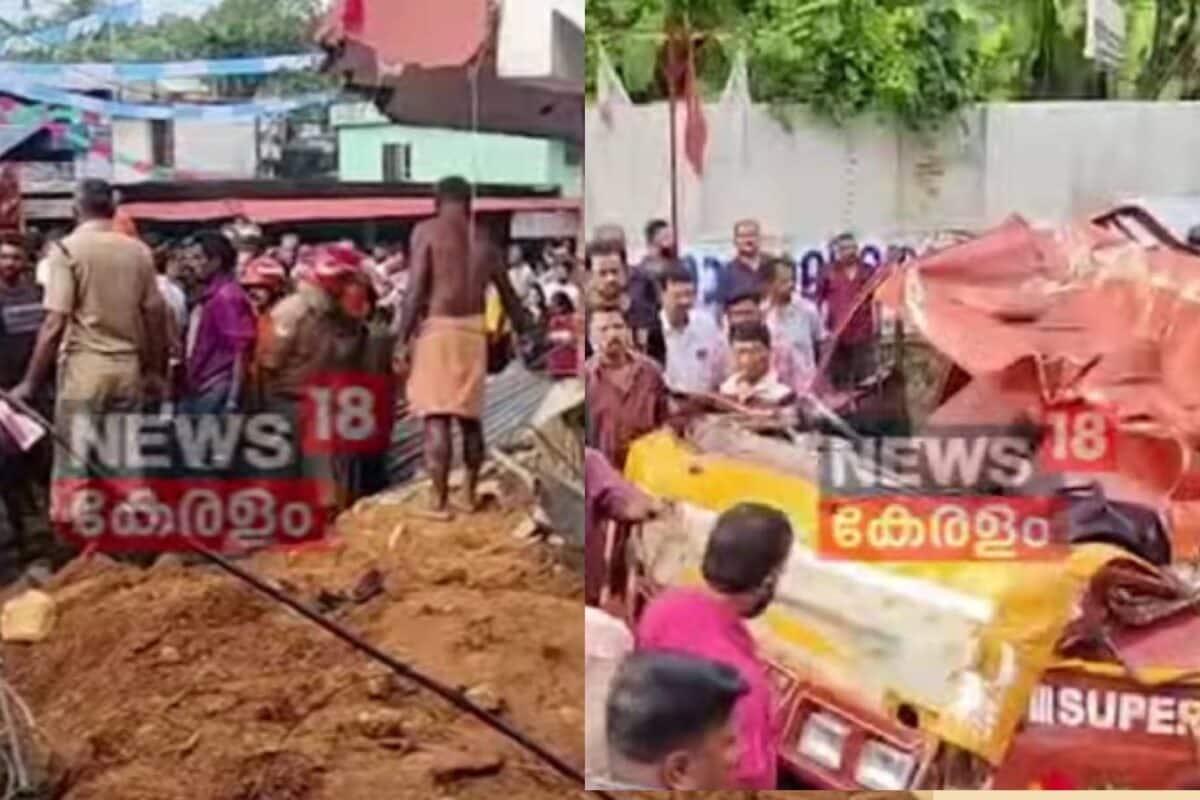 ടിപ്പർ ലോറി ബസ് കാത്തുനിന്ന സ്കൂൾ കുട്ടികൾക്കിടയിലേക്ക് പാഞ്ഞുകയറി; മൂന്ന് മരണം