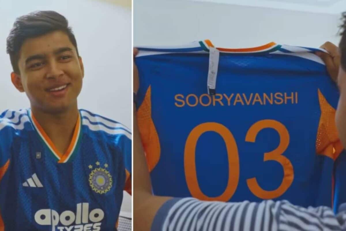 'ഒരു സ്വപ്നം സഫലമായി' ആദ്യമായി ഇന്ത്യൻ ജേഴ്സി അണിഞ്ഞ് വൈഭവ് സൂര്യവംശി; വികാരാധീനനായി കൗമാരതാരം