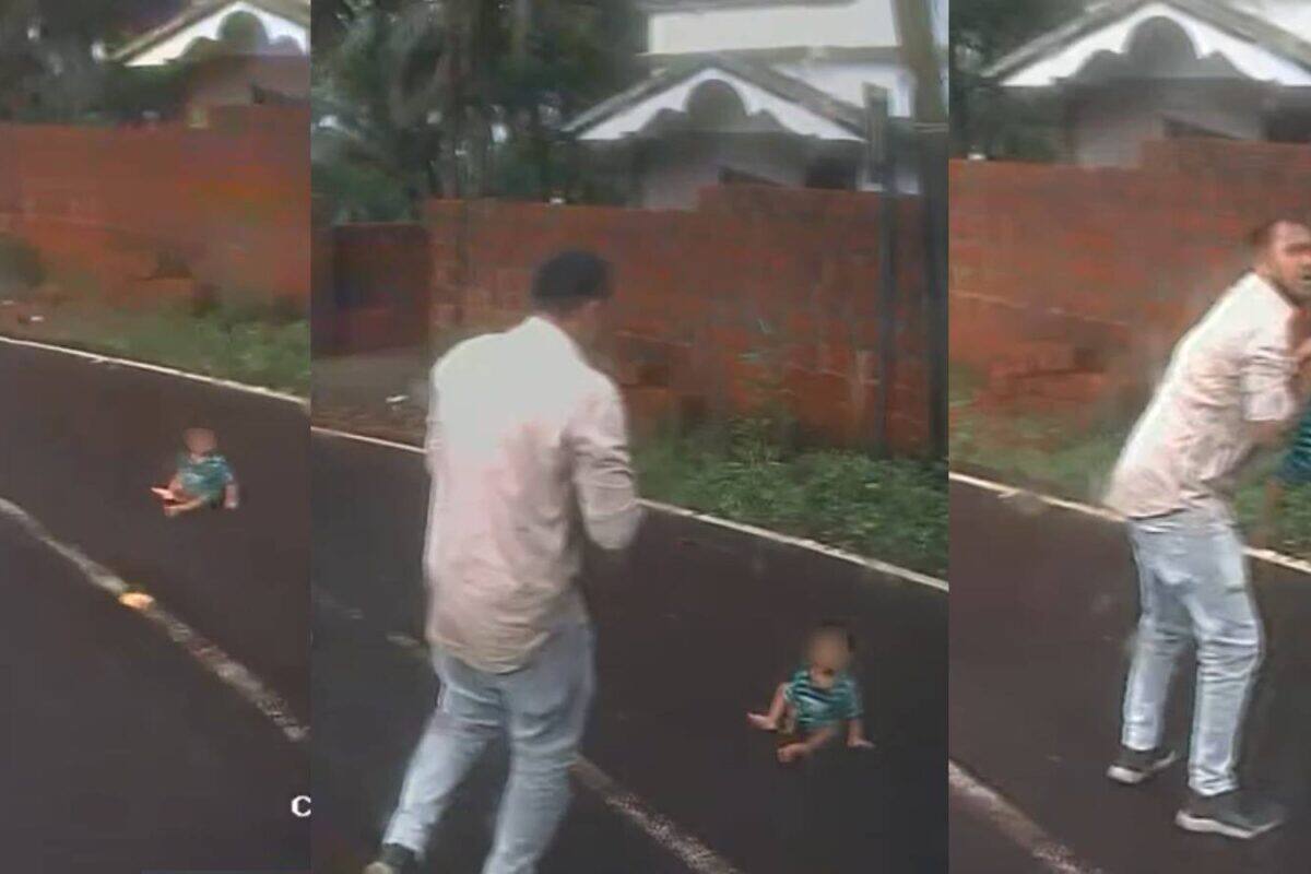 മലപ്പുറം കൊണ്ടോട്ടിയിൽ മുട്ടിലിഴഞ്ഞ് നടുറോഡിലെത്തിയ കുഞ്ഞിന് രക്ഷകരായി ബസ് ജീവനക്കാർ; ദൃശ്യങ്ങൾ പുറത്ത്