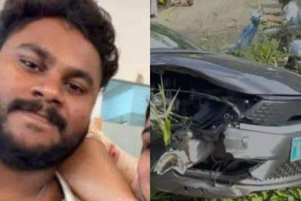 ദുബായിലേക്ക് പോകുന്നതിനു മണിക്കൂറുകൾക്കു മുമ്പ് യുവാവ് കാറിടിച്ച് മരിച്ചു; ഭാര്യ പരിക്കേറ്റ് ചികിത്സയിൽ