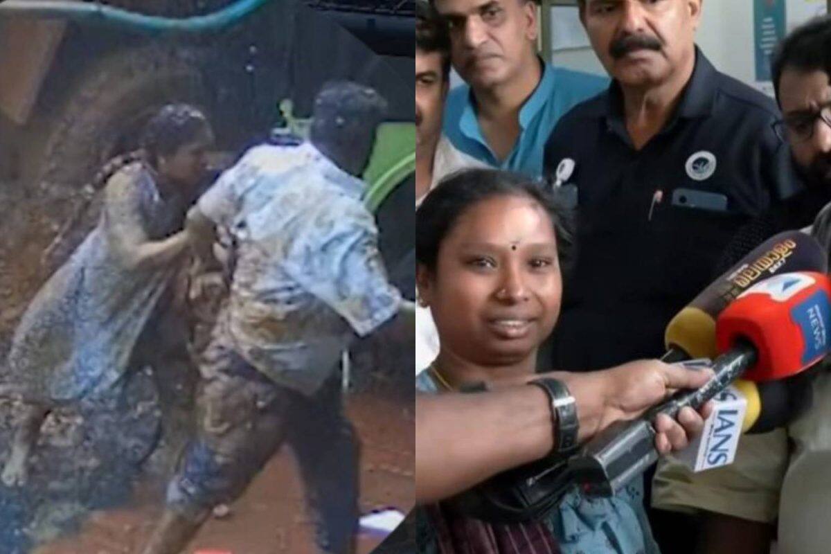 'മണ്ണും വെള്ളവും ശരവേഗത്തിൽ കുത്തിയൊലിച്ചെത്തി'; മരണം മുന്നിൽ കണ്ട് കൂടമ്മാളും ഭർത്താവും