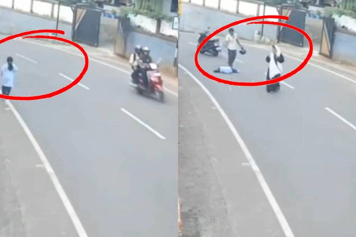 അമ്മയ്ക്കൊപ്പം നടക്കുന്നതിനിടെ സ്കൂട്ടറിടിച്ച് സ്കൂൾ വിദ്യാര്ത്ഥിനിക്ക് പരിക്ക്