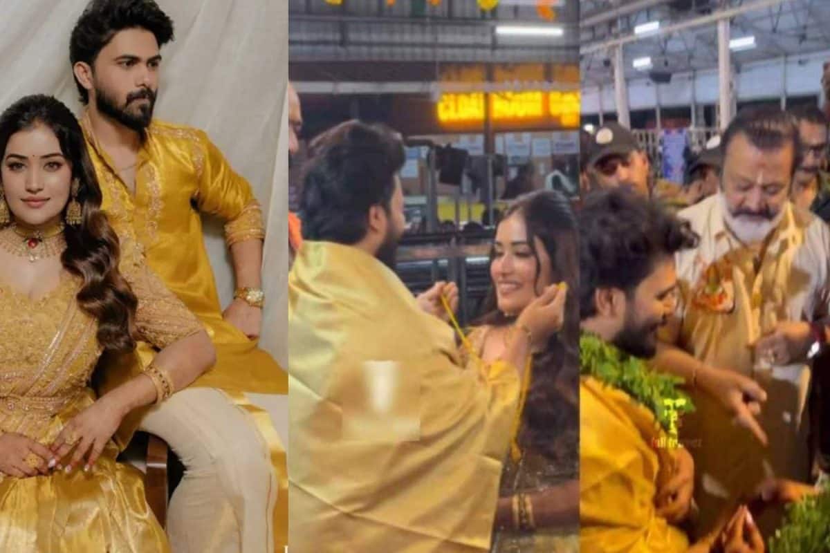അനുമോൾ ഗുരുവായൂരപ്പന്റെ നടയിൽ വിവാഹിതയായി; കൈ പിടിച്ചേല്പ്പിച്ച് കേന്ദ്രമന്ത്രി സുരേഷ് ഗോപി
