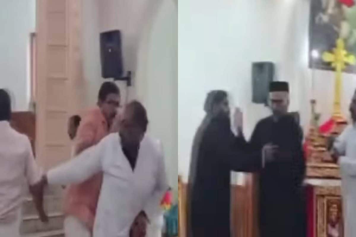 എറണാകുളത്ത് പള്ളിയുടെ മദ്ബഹയിലുണ്ടായ സംഘർഷത്തിൽ 2 വൈദികരടക്കം നാലുപേർക്ക് പരിക്ക്