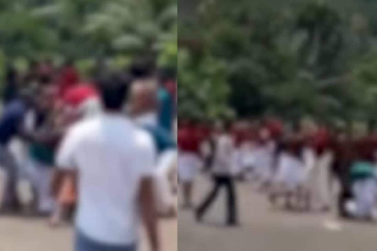 ഓണം ഡ്രസ് കോഡിനെ ചൊല്ലി തർക്കം; നടുറോഡിൽ വിദ്യാർത്ഥികളുടെ കൂട്ടത്തല്ല്