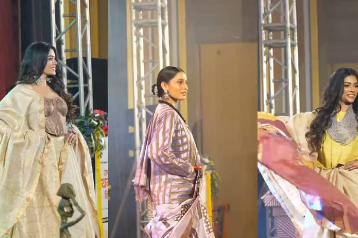ആയുധങ്ങൾ ഉപേക്ഷിച്ച് ഫാഷൻ റാംപിലേക്ക്; മുൻ നക്സൽ വനിതകളുടെ റാംപ് വാക്ക് വൈറൽ