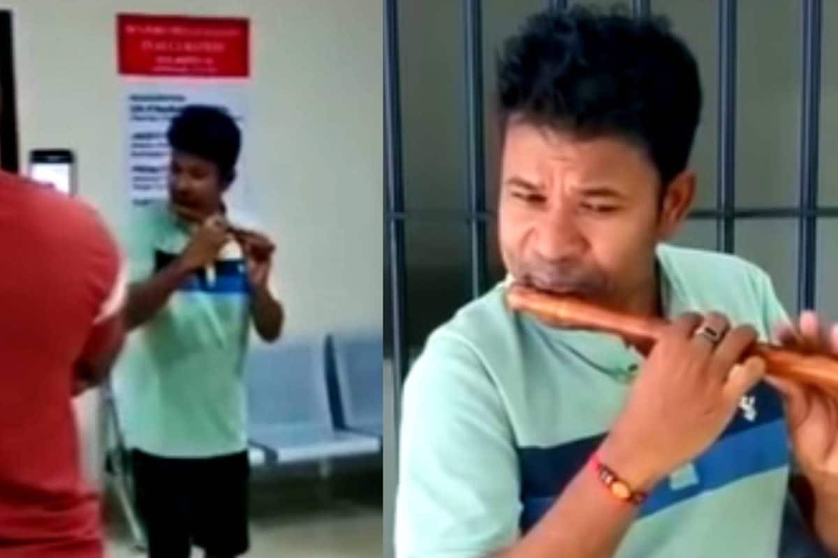 പാക് പൗരനുമായി ഫോണിൽ സംസാരിച്ച യുവാവിനെ തെളിവെടുക്കാൻ പോലീസ് ഓടക്കുഴൽ വായിപ്പിച്ചു
