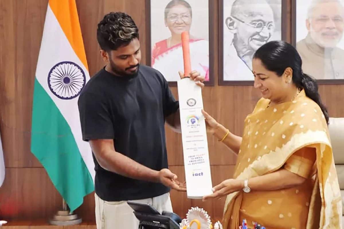 സഞ്ജു സാംസൺ ഡൽഹി സർക്കാരിൻ്റെ ബ്രാൻഡ് അംബാസഡർ