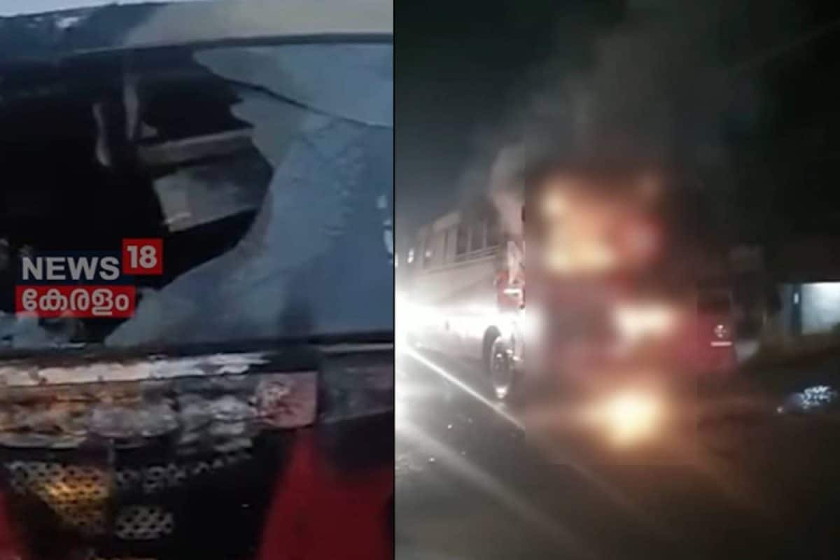 പട്ടാമ്പിയിൽ ഓടിക്കൊണ്ടിരുന്ന KSRTC ബസിന് തീപിടിച്ചു; തീയും പുകയും കണ്ട് ഇറങ്ങിയോടി യാത്രക്കാർ