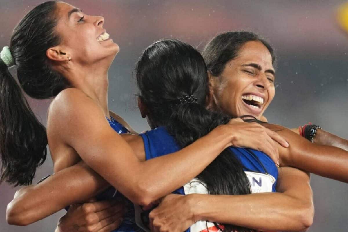 ഏഷ്യൻ ഗെയിംസ്: വനിതാ റിലേയിൽ ഇന്ത്യയ്ക്ക് ചരിത്ര സ്വർണം; അത്ലറ്റിക്സിൽ ആദ്യത്തേത്