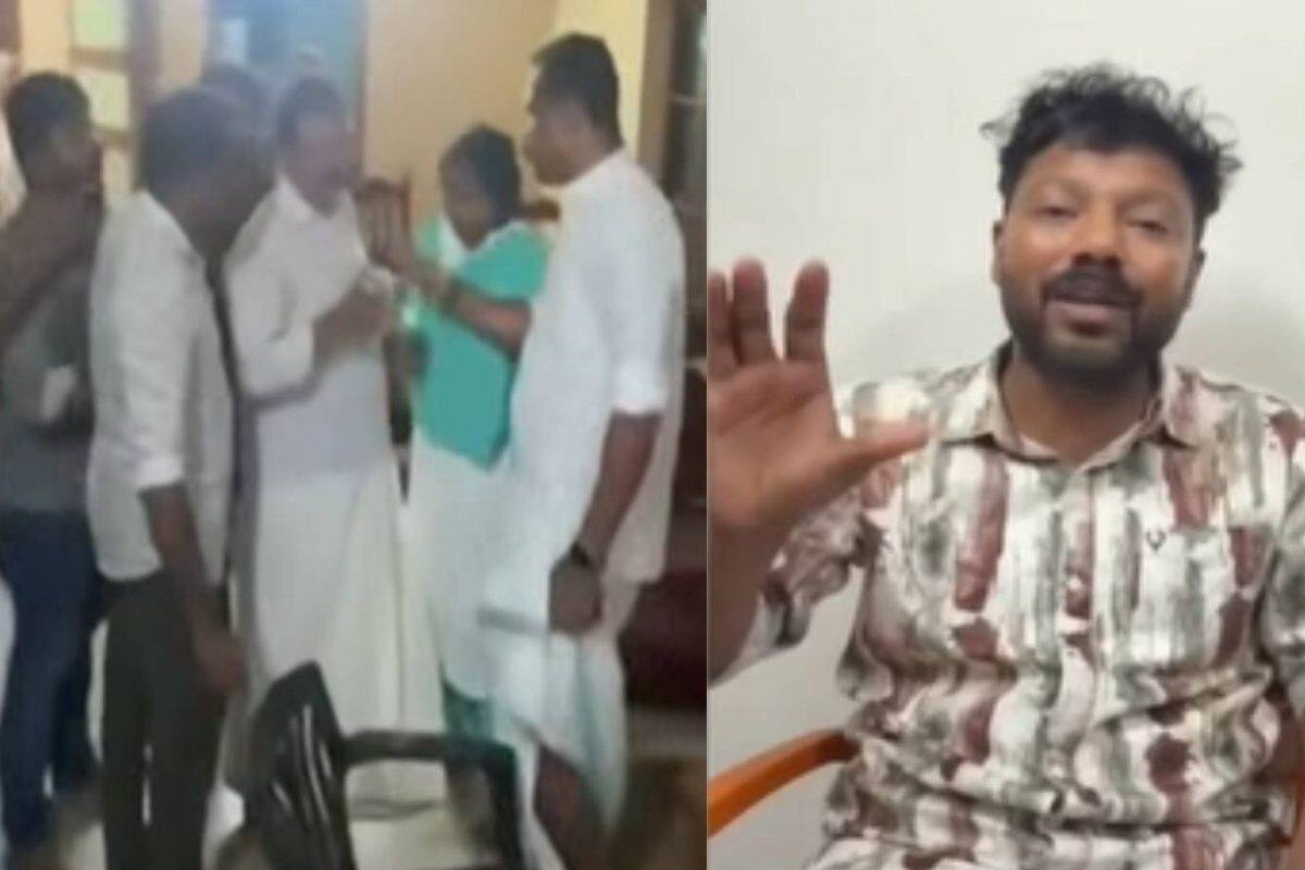 'എന്നെ കേറിപ്പിടിച്ചിട്ട് കൈവിടെടാ എന്ന് പറഞ്ഞ് MLA അഭിനയിച്ചു:' കയ്യാങ്കളിയിൽ സജിത്ത് മുട്ടപ്പാലം