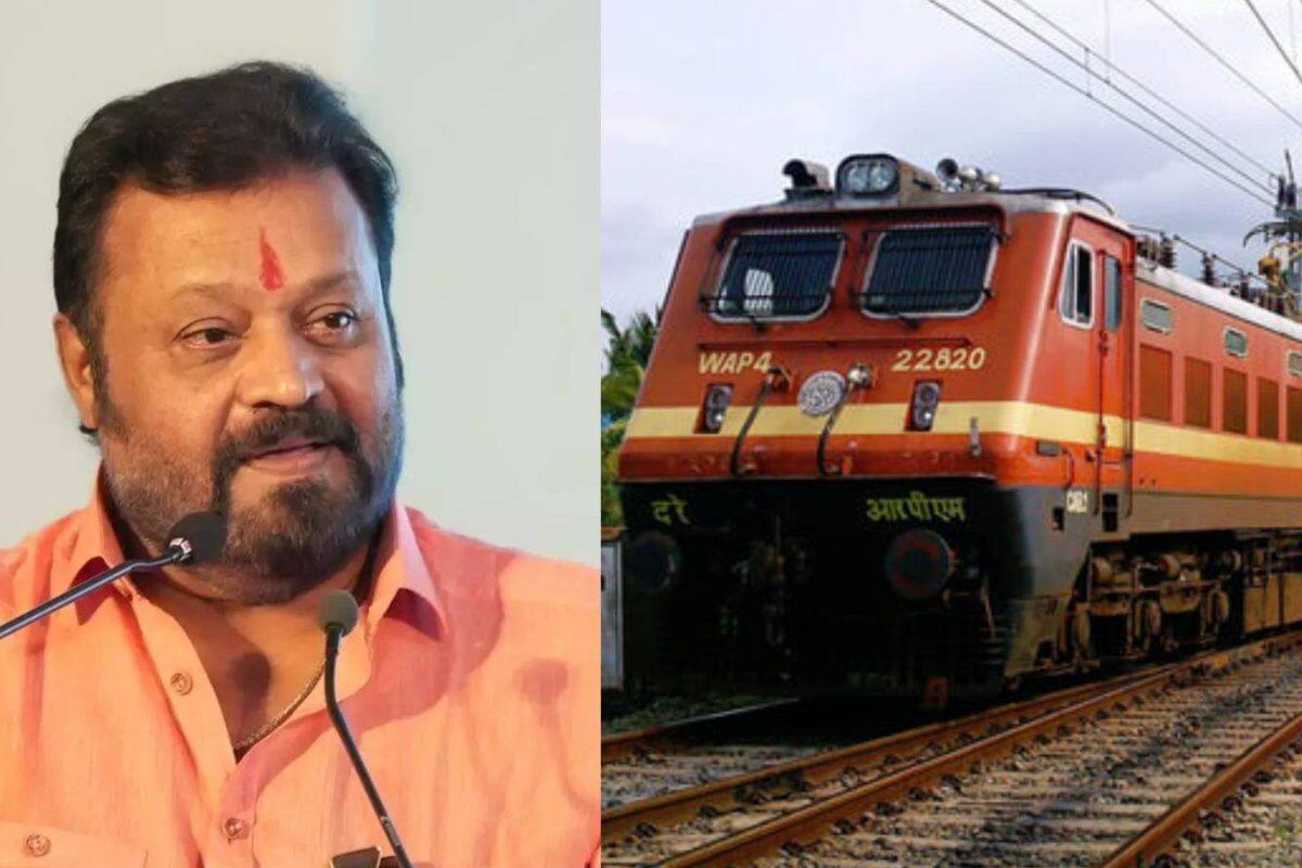 വഞ്ചിനാട് എക്സ്പ്രസിന് ഏറ്റുമാനൂരിൽ സ്റ്റോപ്പ് വേണമെന്ന് ആവശ്യം; ഷൂട്ടിംഗിനിടെ കേന്ദ്രമന്ത്രി സുരേഷ് ഗോപിക്ക് നിവേദനം നൽകി
