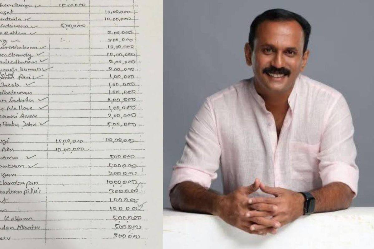 ശശിധരന് കര്ത്തയുടെ ഡയറിയില് വി ഡി സതീശന്റെ പേരും; പേജിന്റെ ചിത്രം പുറത്തുവിട്ട് ഷോണ് ജോര്ജ്