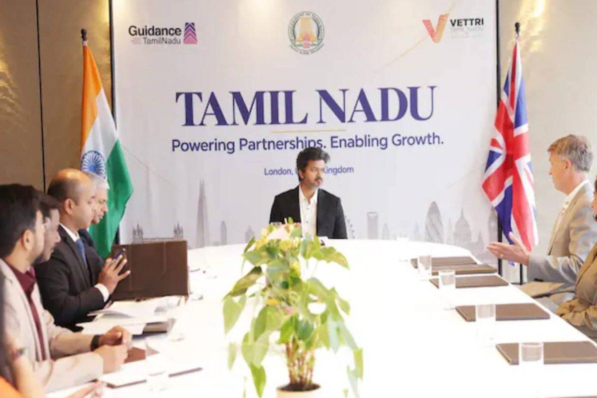 വിജയ്യുടെ യുകെ സന്ദർശനം ; തമിഴ്നാട്ടിലേക്ക് 12,300 കോടിയുടെ നിക്ഷേപവും 9,400 തൊഴിലവസരങ്ങളും