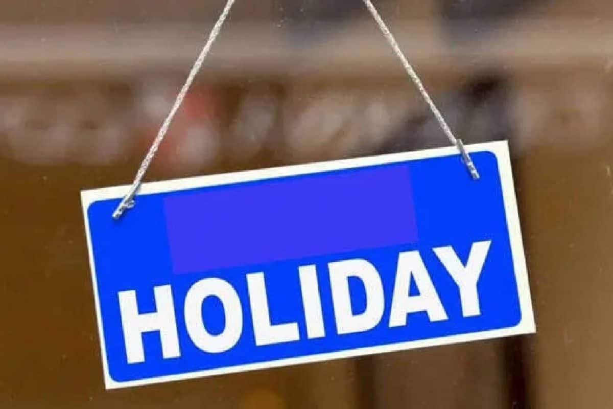 സംസ്ഥാനത്ത് തിങ്കളാഴ്ച അവധി
