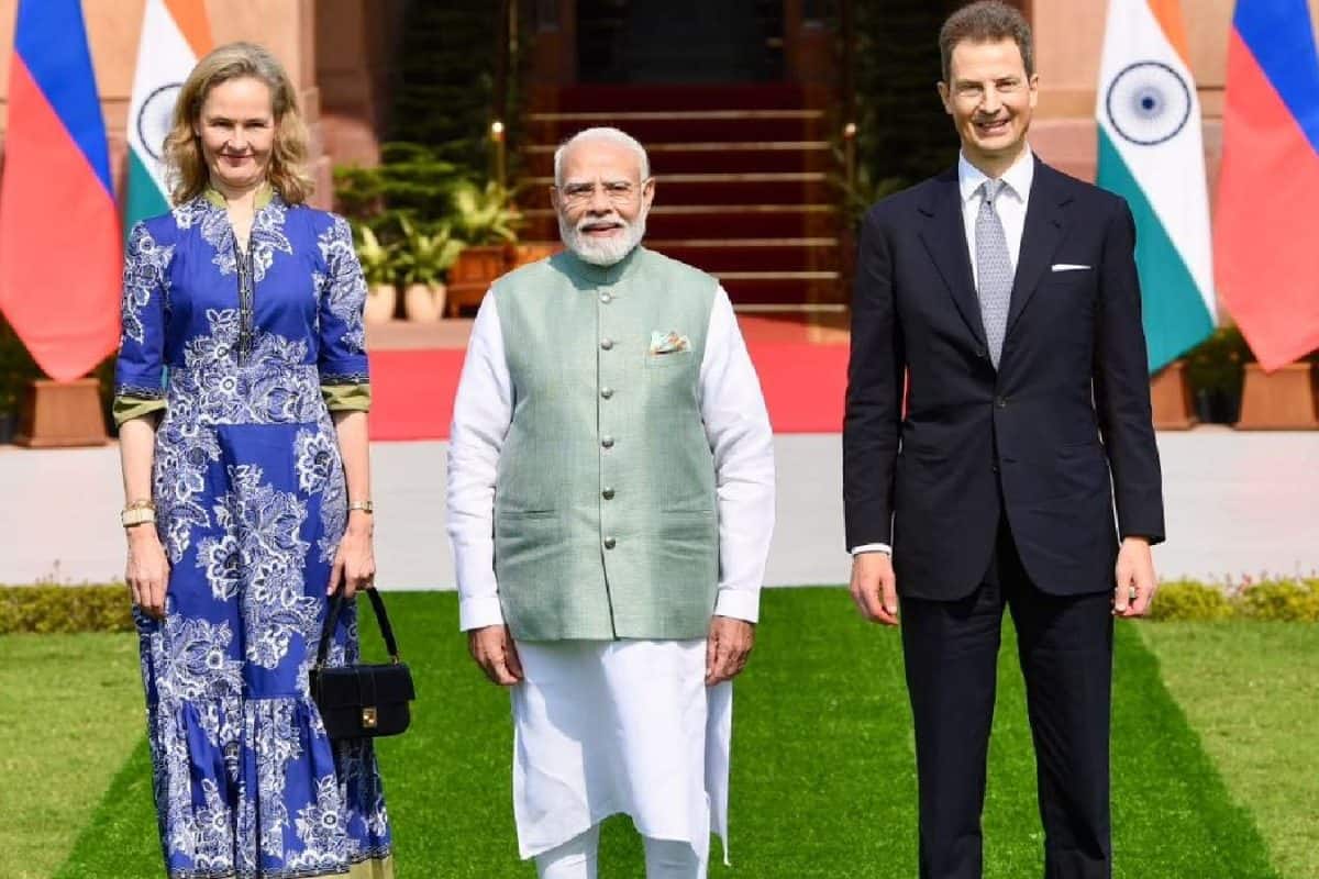 ലിക്റ്റൻസ്റ്റൈനിലെ അലോയിസ് രാജകുമാരനും പ്രധാനമന്ത്രി നരേന്ദ്ര മോദിയും കൂടിക്കാഴ്ച നടത്തി