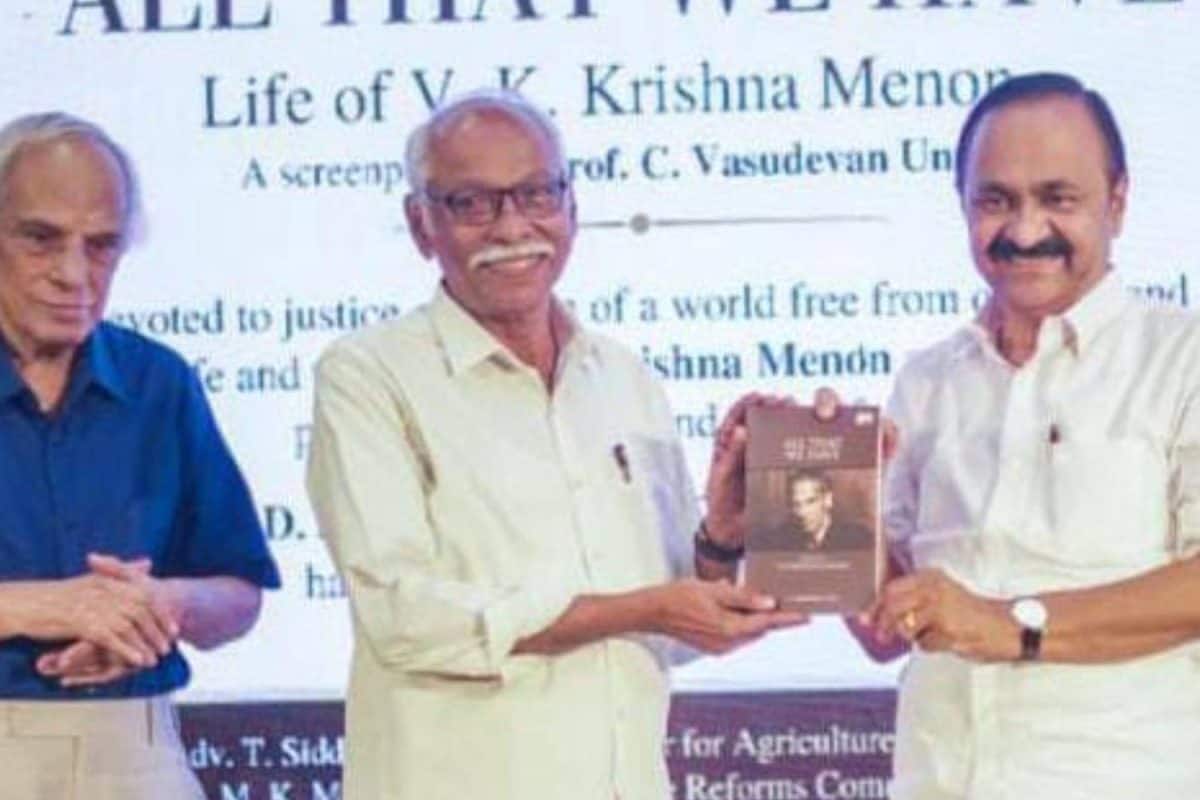 'വി.കെ. കൃഷ്ണമേനോനെ കുറിച്ചുള്ള സിനിമചെയ്യാൻ സർക്കാർ പിന്തുണ': മുഖ്യമന്ത്രി വിഡി സതീശൻ