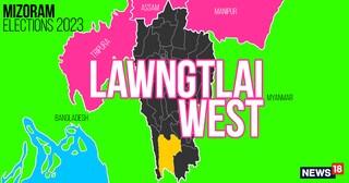 Lawngtlai West (Scheduled Tribe) Assembly constituency in Mizoram