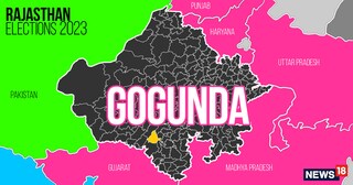 Gogunda (Scheduled Tribe) Assembly constituency in Rajasthan